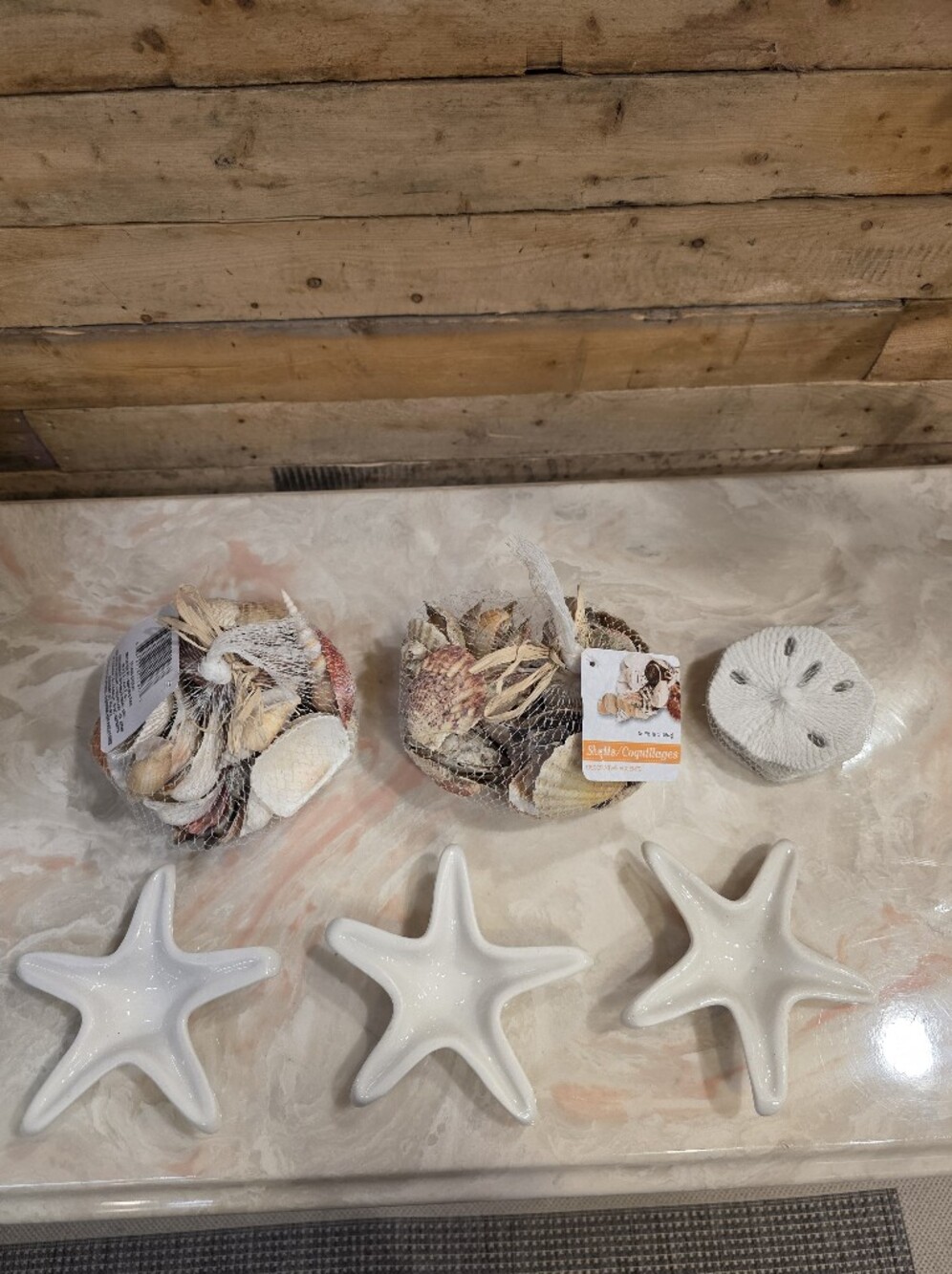 Natural Mixed Seashell Decorative Bowl Fillers - Neutral Tones